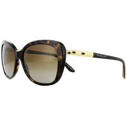 Bvlgari Polarised^Sunglasses 8179KB 5193T5 Dark Havana Brown Gradient Polarized