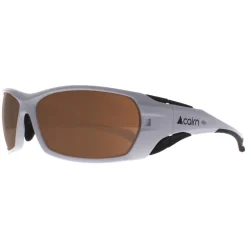 Cairn Sport^Sunglasses Racing 101 Matte White Black Flash Grey Photochromic