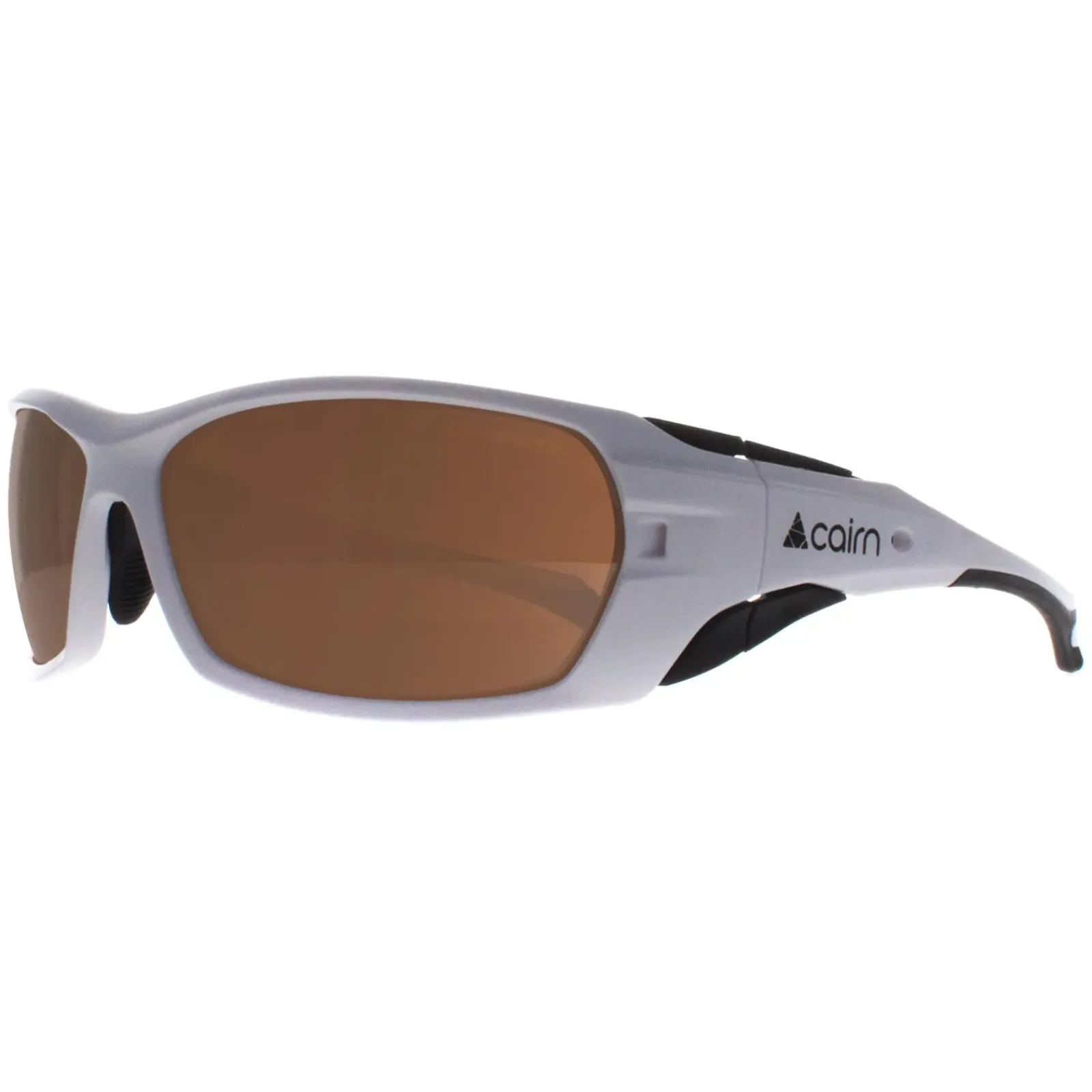 Cairn Sport^Sunglasses Racing 101 Matte White Black Flash Grey Photochromic
