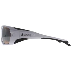 Cairn Sport^Sunglasses Racing 101 Matte White Black Flash Grey Photochromic