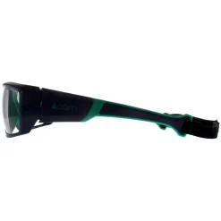 Cairn Sport^Sunglasses Skim 190 Matte Midnight Vivid Green Polarized Hydroph
