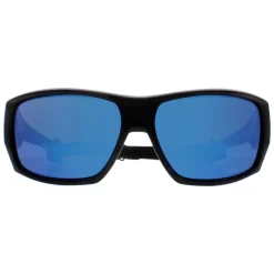 Cairn Sport^Sunglasses Skim 102 Matte Black Azure Flash Blue Mirrored Hydrop