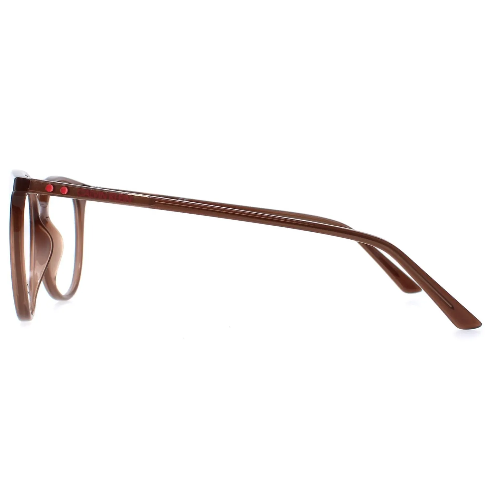 Calvin Klein Round|Round^Glasses Frames CK19508 210 Milky Brown Women
