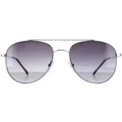 Calvin Klein Aviator^Sunglasses CK20120S 045 Silver Grey Gradient