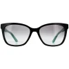 Calvin Klein Rectangle^Sunglasses CK19503S 012 Black Teal Grey Gradient
