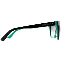 Calvin Klein Rectangle^Sunglasses CK19503S 012 Black Teal Grey Gradient