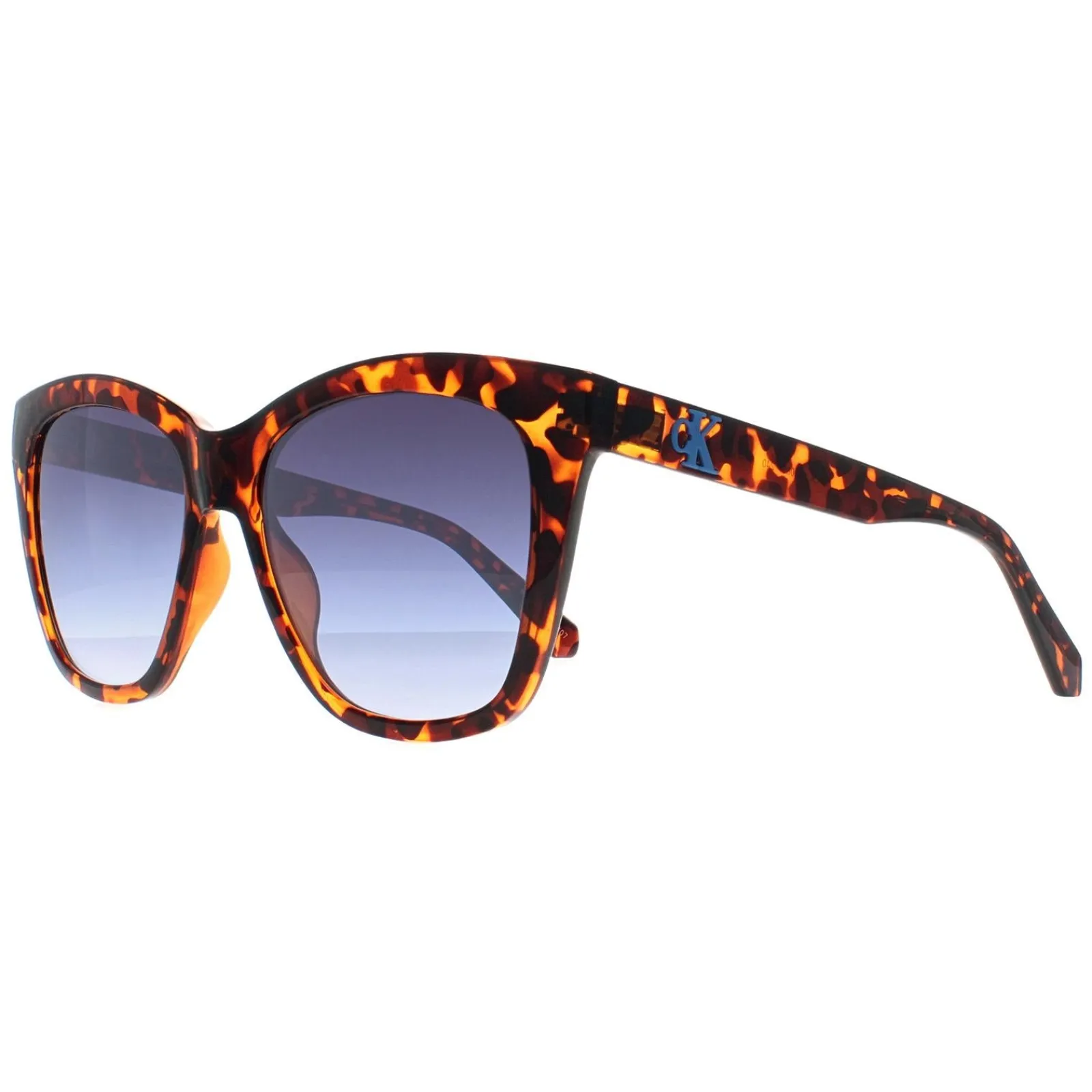 Calvin Klein Square^Sunglasses CKJ22608S 240 Havana Blue Gradient