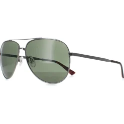 Calvin Klein Aviator^Sunglasses CK22124S 051 Light Ruthenium Green