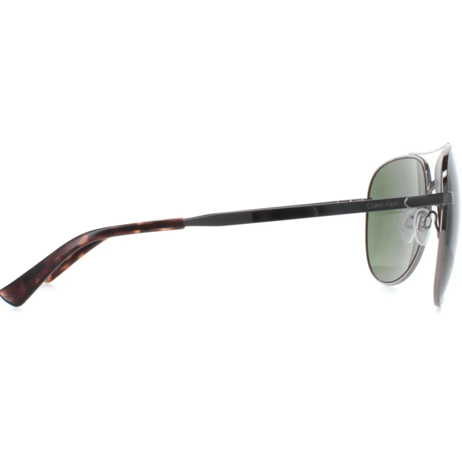 Calvin Klein Aviator^Sunglasses CK22124S 051 Light Ruthenium Green