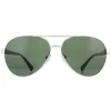 Calvin Klein Aviator^Sunglasses CK19316S 045 Silver Green