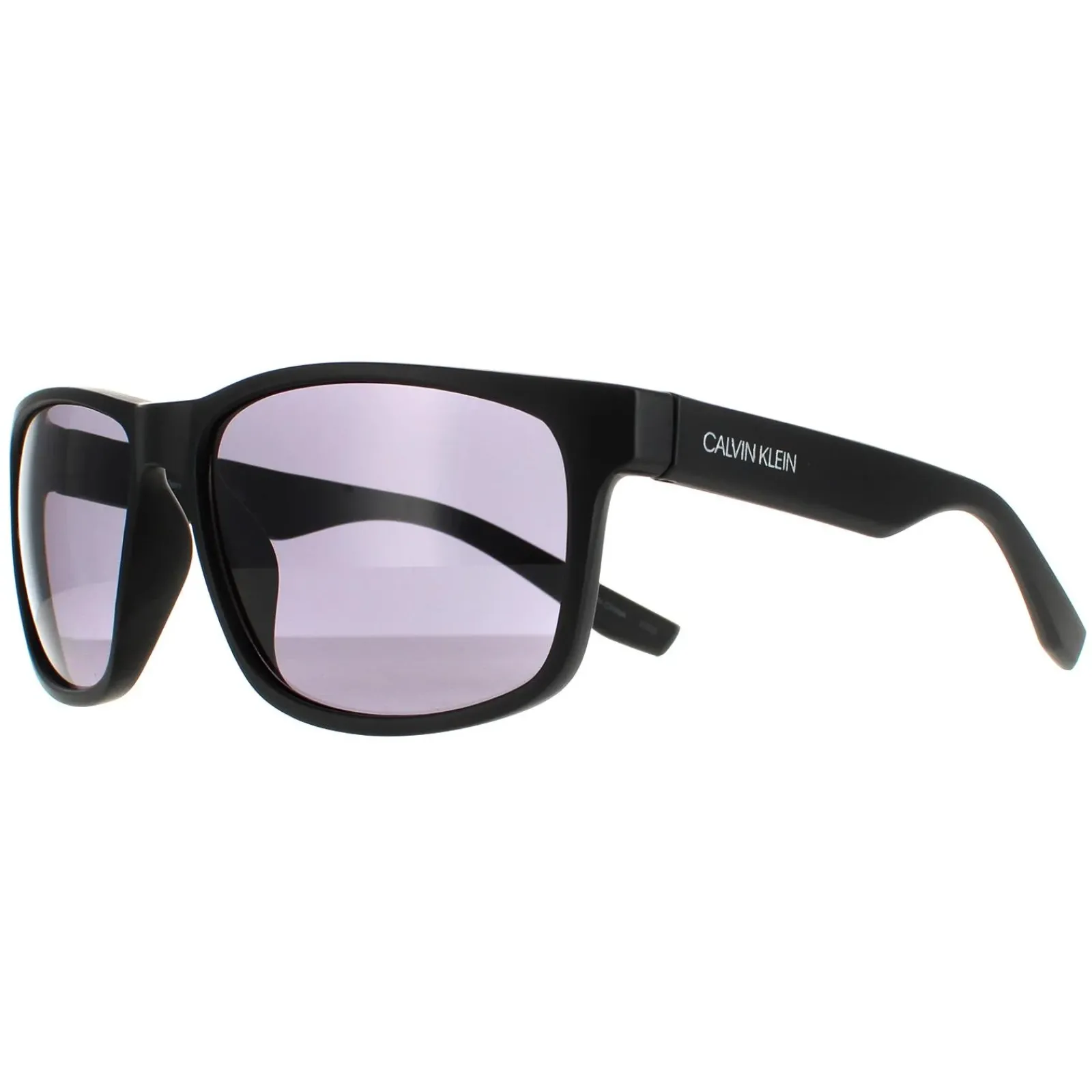 Calvin Klein Rectangle^Sunglasses CK19539S 001 Matte Black Smoke Grey