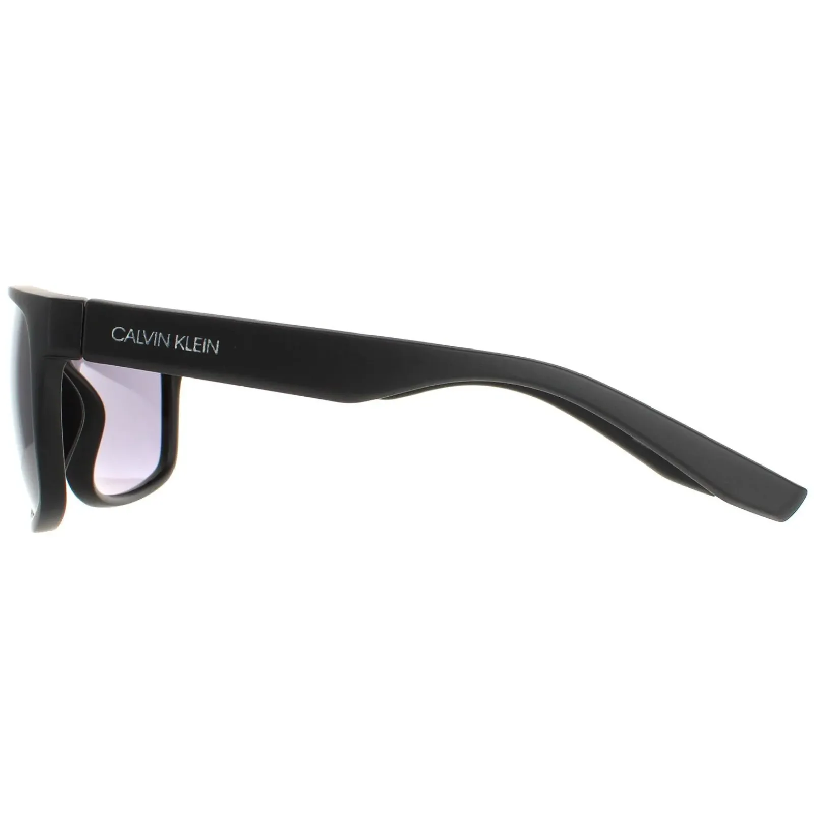 Calvin Klein Rectangle^Sunglasses CK19539S 001 Matte Black Smoke Grey