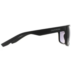 Calvin Klein Rectangle^Sunglasses CK19539S 001 Matte Black Smoke Grey