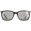 Calvin Klein Square^Sunglasses CK18534S 001 Black Solid Smoke