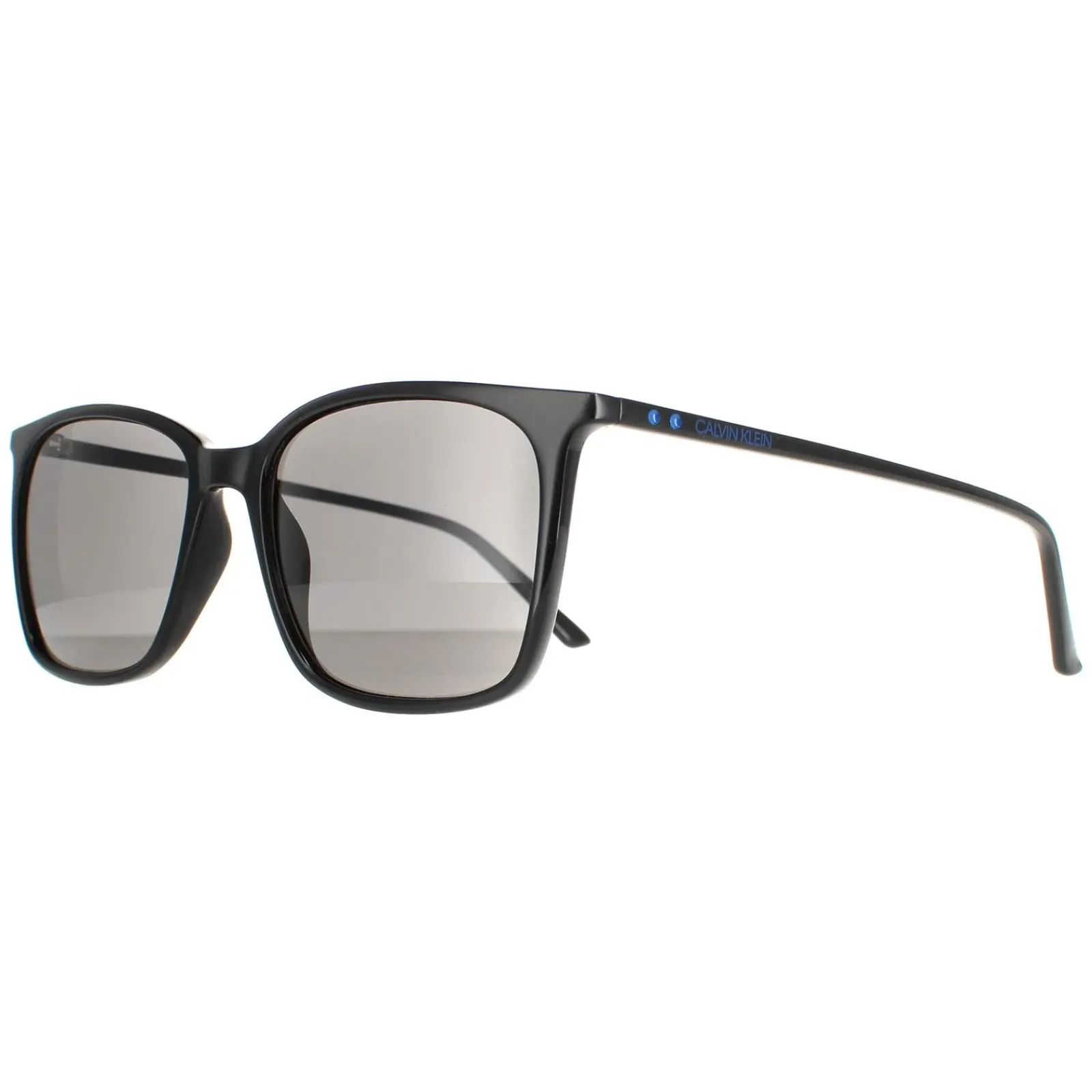 Calvin Klein Square^Sunglasses CK18534S 001 Black Solid Smoke
