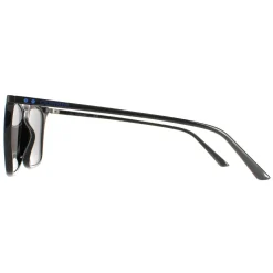 Calvin Klein Square^Sunglasses CK18534S 001 Black Solid Smoke