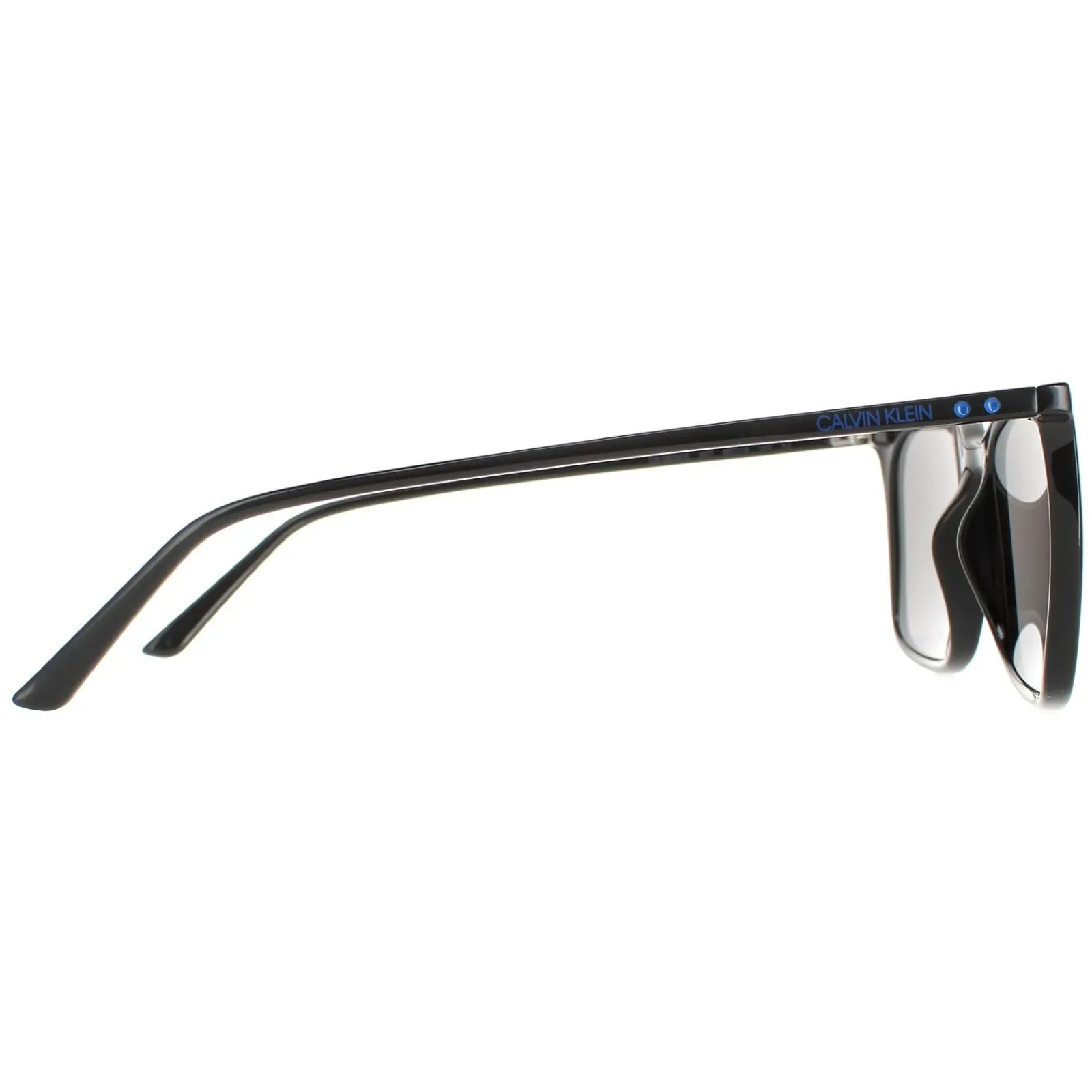 Calvin Klein Square^Sunglasses CK18534S 001 Black Solid Smoke