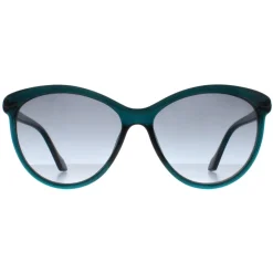 Calvin Klein Cat-Eye^Sunglasses CK19534S 430 Crystal Teal Grey Gradient