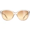 Calvin Klein Cat-Eye^Sunglasses CK19536S 270 Crystal Beige Brown Gradient