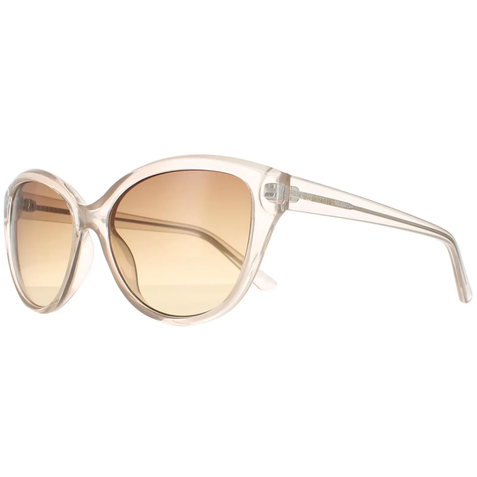 Calvin Klein Cat-Eye^Sunglasses CK19536S 270 Crystal Beige Brown Gradient