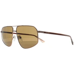 Calvin Klein Aviator^Sunglasses CK23126S 770 Matte Amber Gold Gold Brown