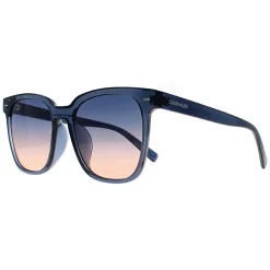 Calvin Klein Square^Sunglasses CK20519S 410 Crystal Navy Blue Peach Gradient
