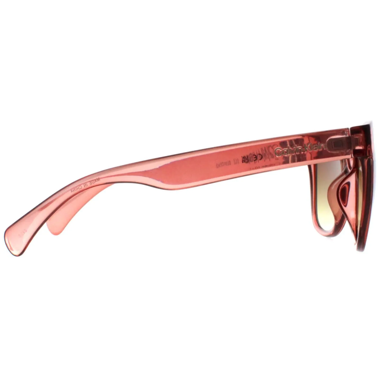 Calvin Klein Square^Sunglasses CK22553S 210 Transparent Brown Brown Gradient