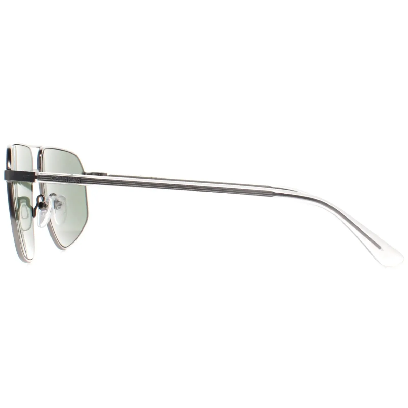 Calvin Klein Aviator^Sunglasses CK23126S 015 Matte Light Gunmetal Green
