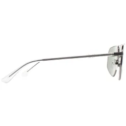 Calvin Klein Aviator^Sunglasses CK23126S 015 Matte Light Gunmetal Green