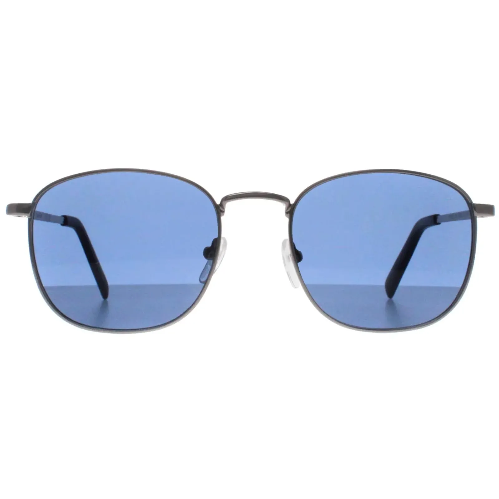 Calvin Klein Square^Sunglasses CK20122S 008 Matte Gunmetal Solid Blue