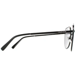 Calvin Klein Aviator^Sunglasses CK20124S 001 Shiny Black Solid Smoke