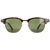 Calvin Klein Square^Sunglasses CK20314S 235 Shiny Tortoise Solid Green G15