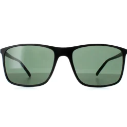 Calvin Klein Rectangle^Sunglasses CK22558S 002 Matte Black Green