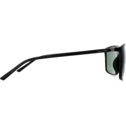 Calvin Klein Rectangle^Sunglasses CK22558S 002 Matte Black Green