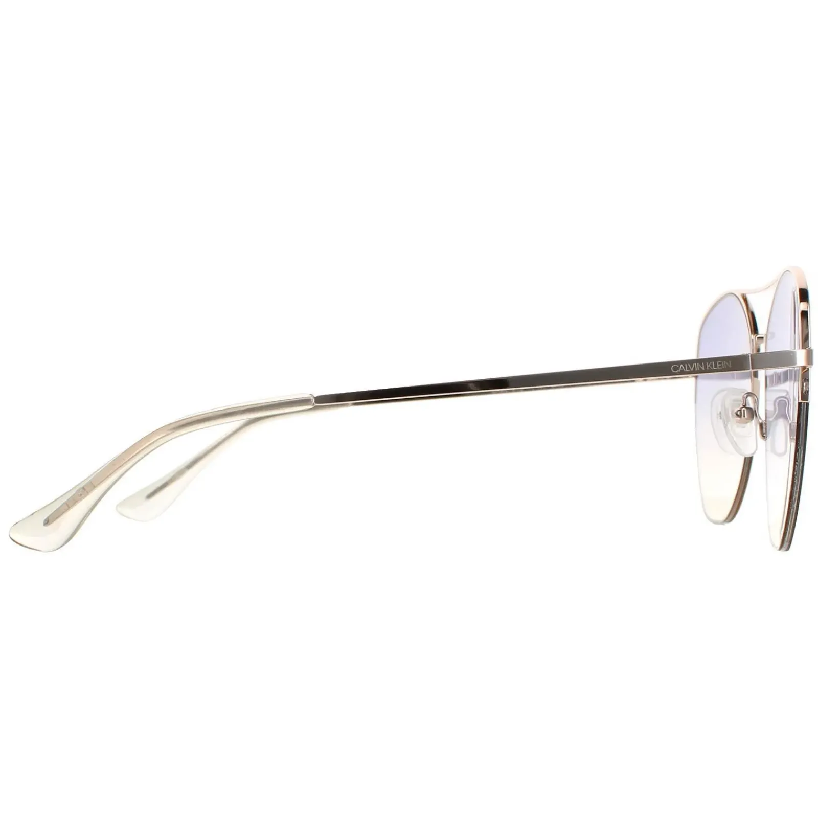 Calvin Klein Aviator^Sunglasses CK20121S 717 Gold Navy Yellow Gradient