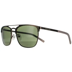 Calvin Klein Square^Sunglasses CK20123S 008 Matte Gunmetal Solid Green G15