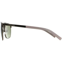 Calvin Klein Square^Sunglasses CK20123S 008 Matte Gunmetal Solid Green G15