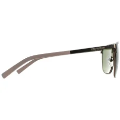 Calvin Klein Square^Sunglasses CK20123S 008 Matte Gunmetal Solid Green G15