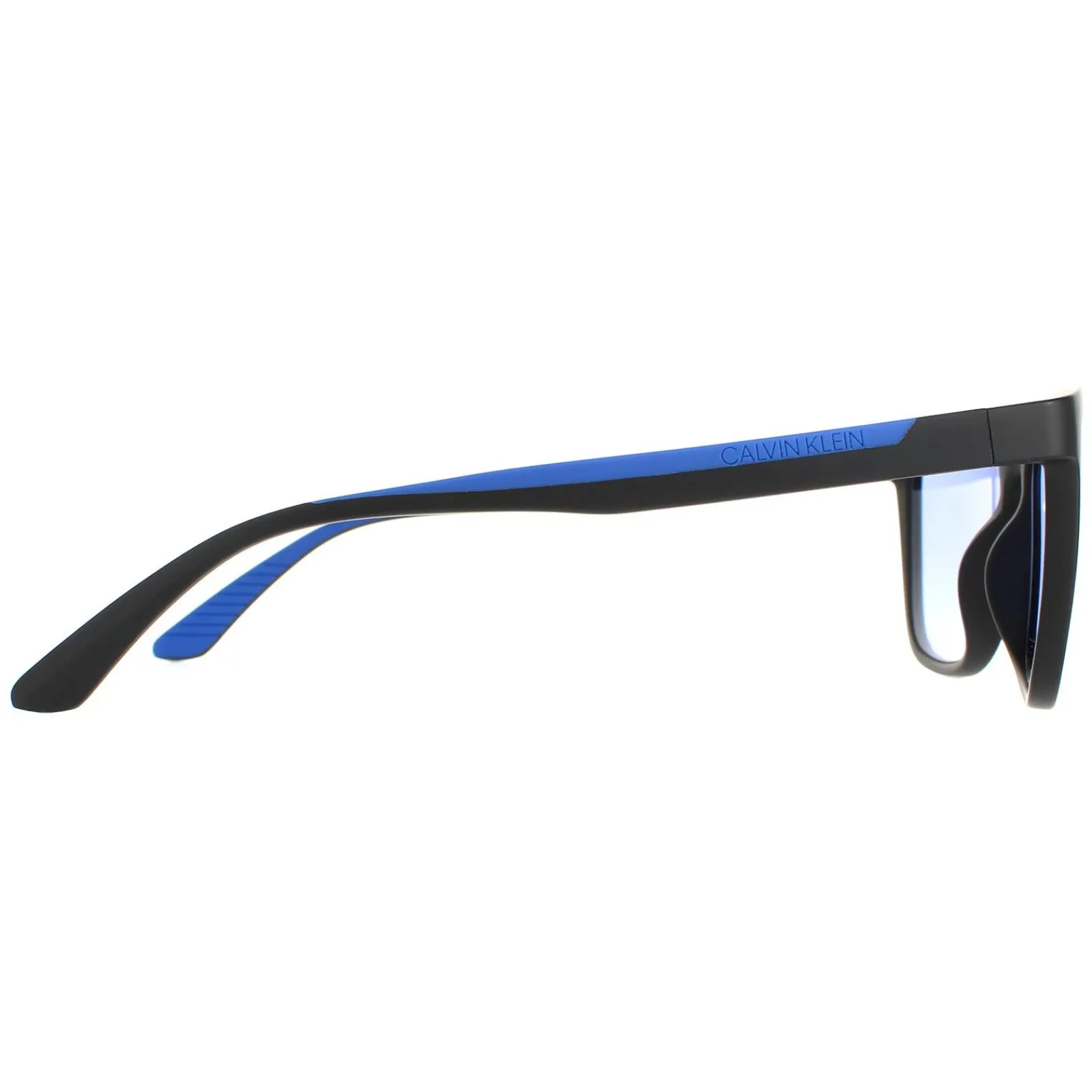Calvin Klein Square|Square^Sunglasses CK20545S 001 Matte Black Blue