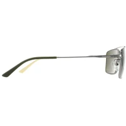 Calvin Klein Rectangle^Sunglasses CK18117S 008 Satin Gunmetal Green