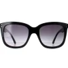 Calvin Klein Square^Sunglasses CK22550S 001 Shiny Black Grey Gradient