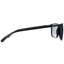 Calvin Klein Rectangle^Sunglasses CK20524S 001 Shiny Black Solid Smoke Grey