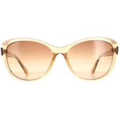 Calvin Klein Cat-Eye^Sunglasses CK19560S 270 Crystal Beige Brown Gradient