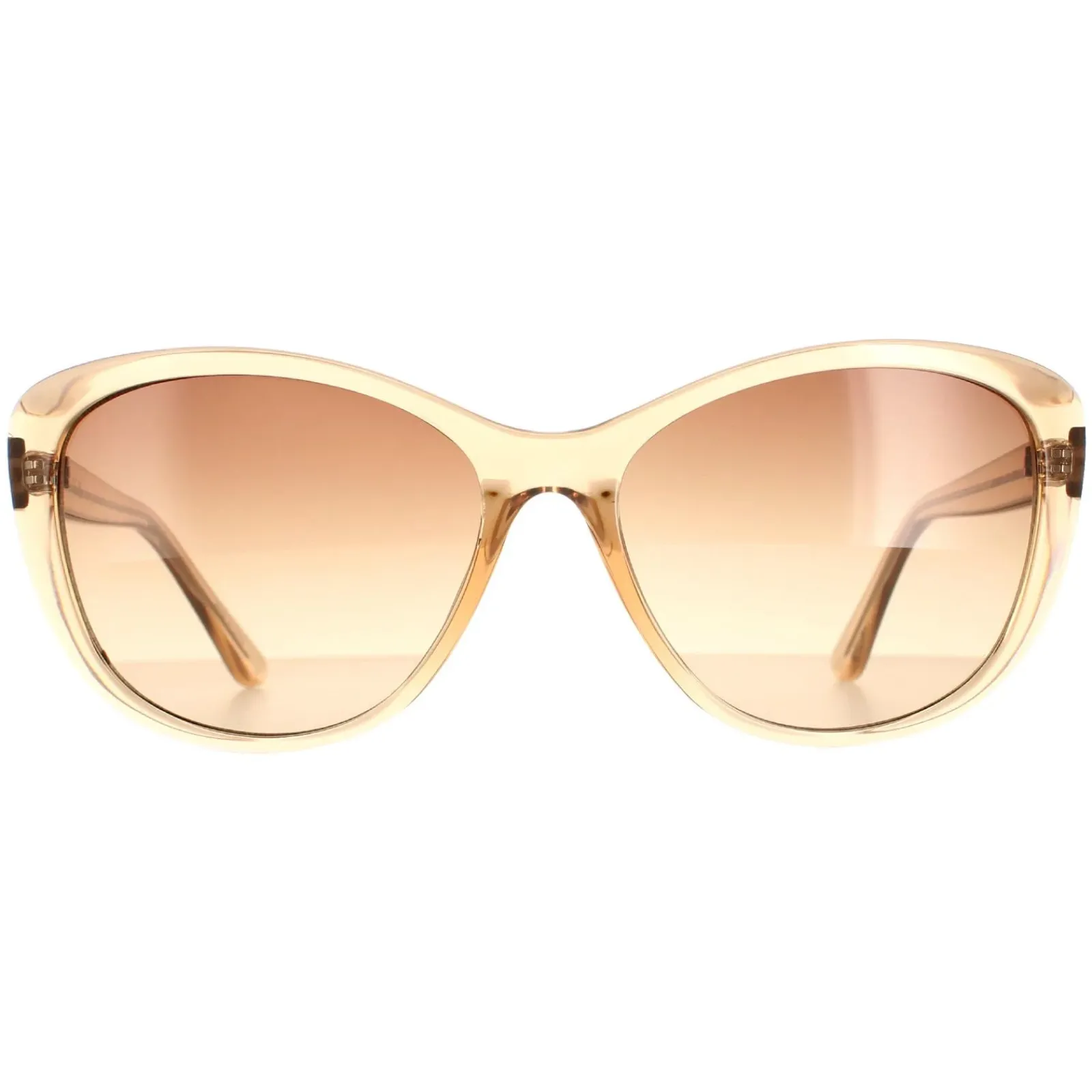 Calvin Klein Cat-Eye^Sunglasses CK19560S 270 Crystal Beige Brown Gradient
