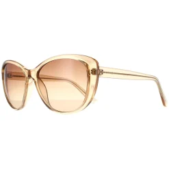 Calvin Klein Cat-Eye^Sunglasses CK19560S 270 Crystal Beige Brown Gradient