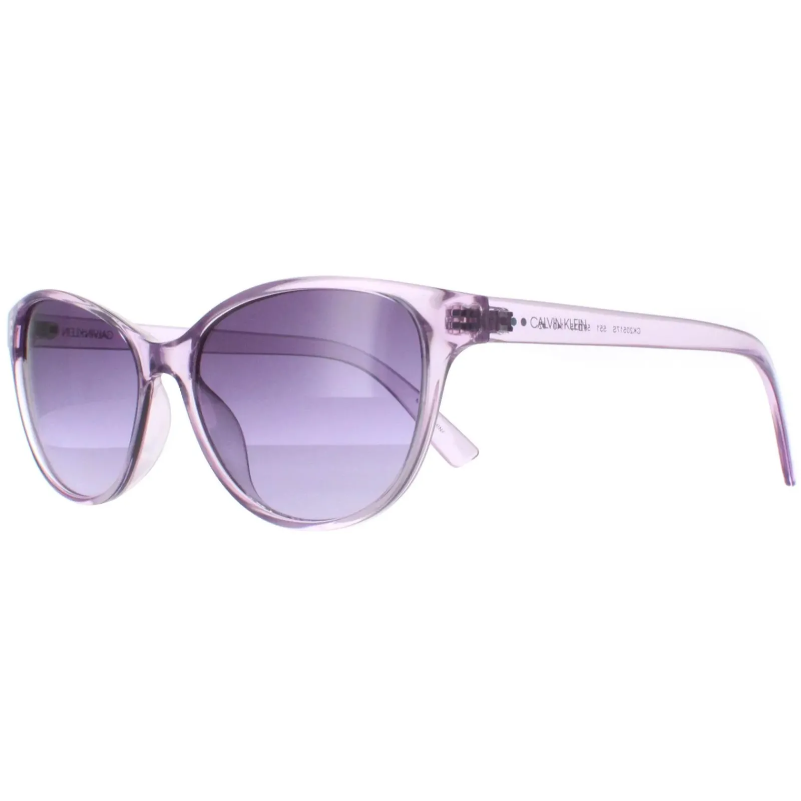 Calvin Klein Cat-Eye^Sunglasses CK20517S 551 Crystal Lilac Purple Gradient