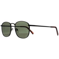 Calvin Klein Square^Sunglasses CK20122S 001 Matte Black Solid Green G15
