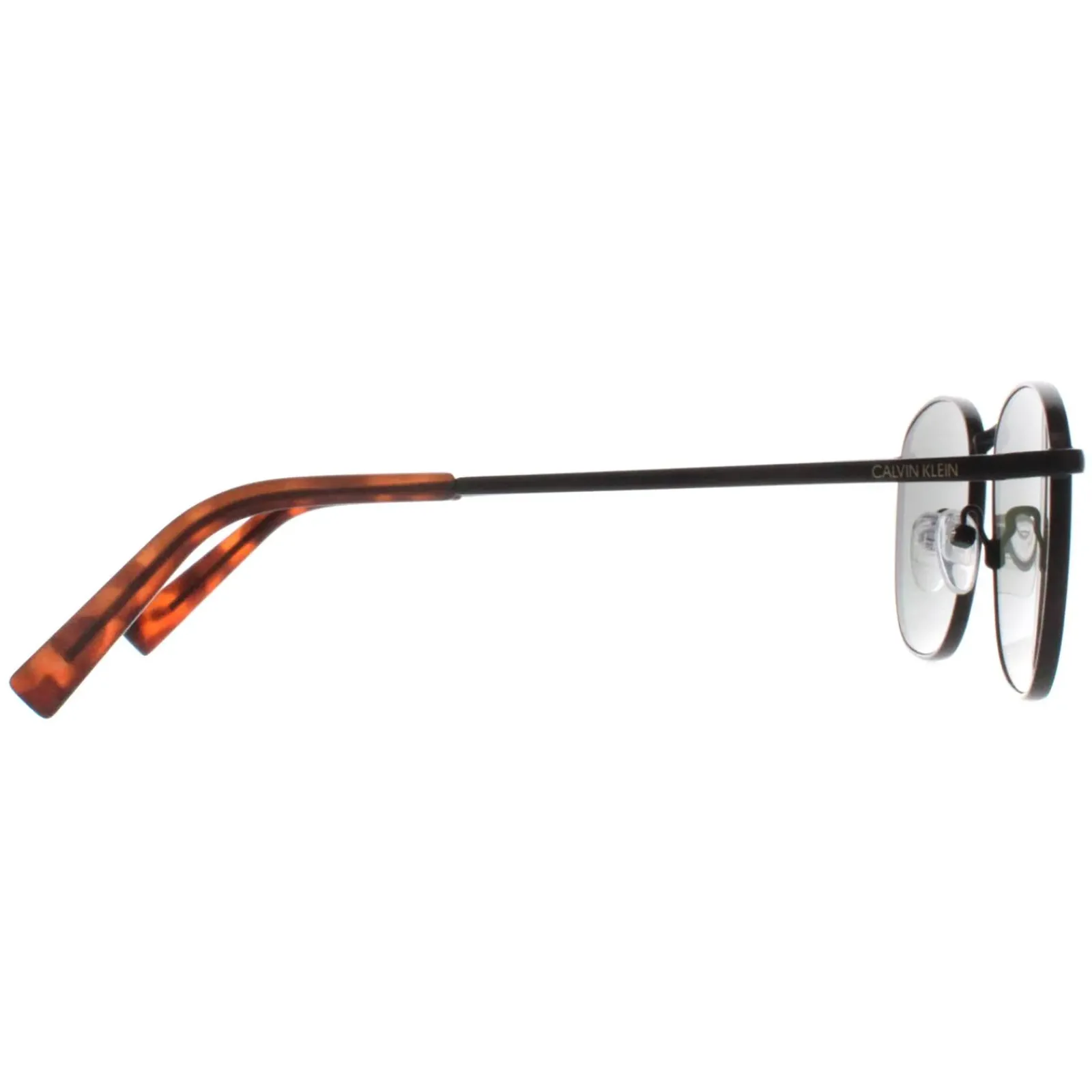 Calvin Klein Square^Sunglasses CK20122S 001 Matte Black Solid Green G15