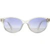 Calvin Klein Cat-Eye^Sunglasses CK20517S 740 Crystal Pale Yellow Yellow Gradie