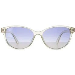 Calvin Klein Cat-Eye^Sunglasses CK20517S 740 Crystal Pale Yellow Yellow Gradie
